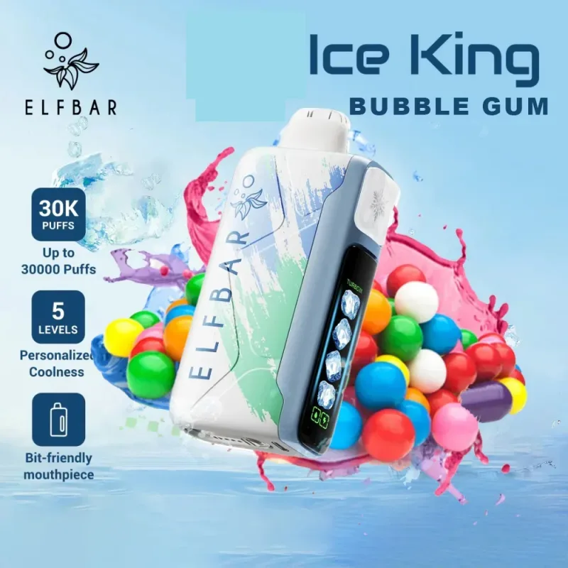 ELF BAR Ice King 30000 Puffs Bubble Gum