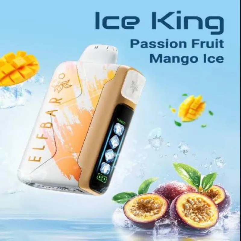 ELF BAR Ice King 30000 Puffs Passion Fruit Mango Ice ELF BAR Ice King 30000 Puffs Passion Fruit Mango Ice