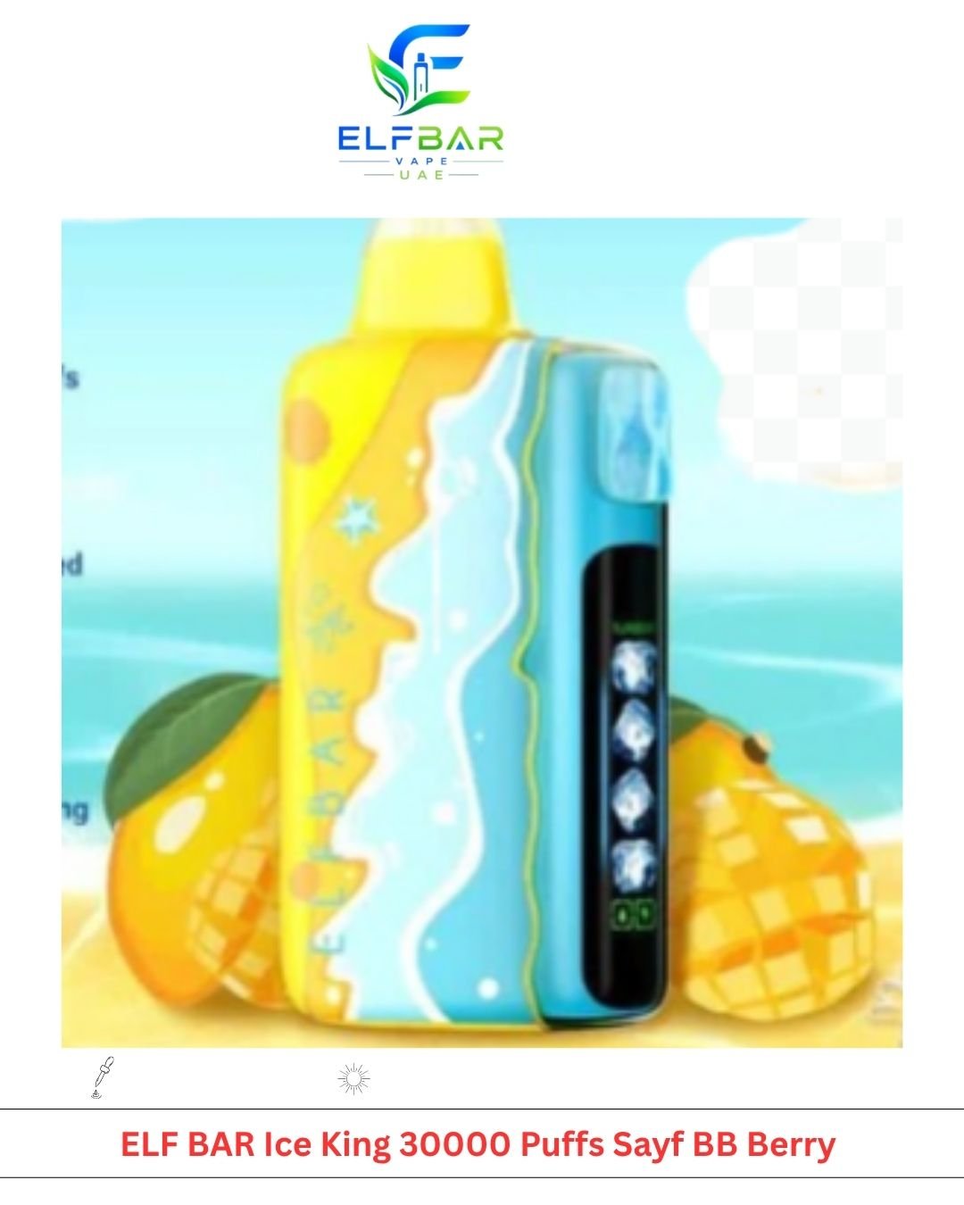 ELF BAR Ice King 30000 Puffs Sayf BB Berry ELF BAR Ice King 30000 Puffs Sayf BB Berry
