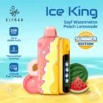 ELF BAR Ice King 30000 Puffs Sayf Watermelon Peach Lemonade