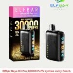 Elfbar Raya D3 Pro 30000 Puffs Lychee Juicy Peach