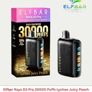 Elfbar Raya D3 Pro 30000 Puffs Lychee Juicy Peach
