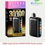 Elfbar Raya D3 Pro 30000 Puffs Peach Lychee Blackcurrant