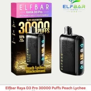 Elfbar Raya D3 Pro 30000 Puffs Peach Lychee Blackcurrant