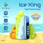 ELF BAR Ice King 30000 Puffs Sayf Peach Grape