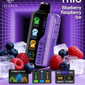 ELF BAR Trio 40000 Puffs Blueberry Raspberry Ice
