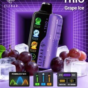 ELF BAR Trio 40000 Puffs Grape Ice