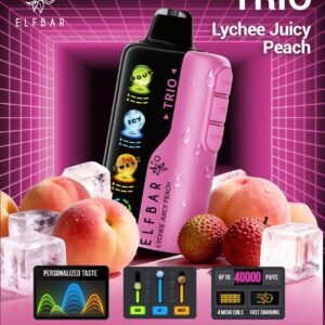 ELF BAR Trio 40000 Puffs Lychee Juicy Peach