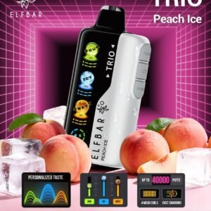 ELF BAR Trio 40000 Puffs Peach Ice