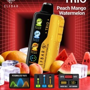 ELF BAR Trio 40000 Puffs Peach Mango Watermelon