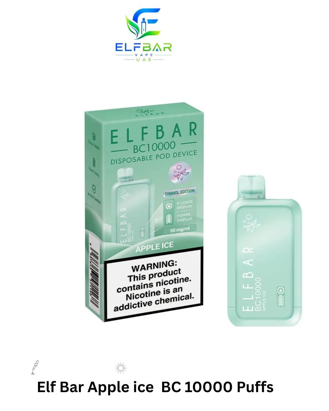 Elf Bar Apple ice BC 10000 Puffs