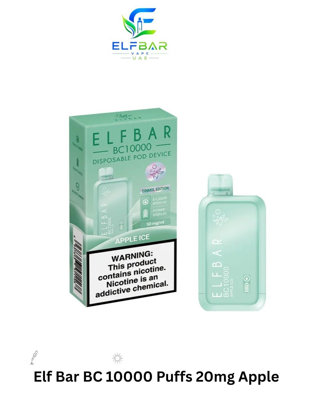 Elf Bar BC 10000 Puffs 20mg Apple
