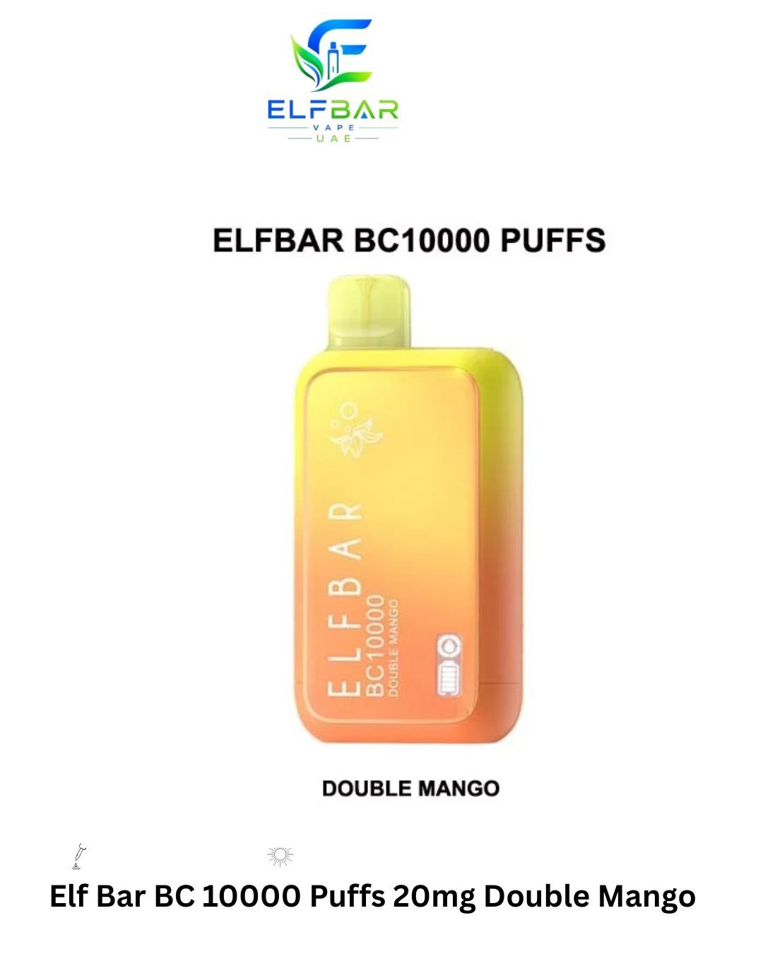 Elf Bar BC 10000 Puffs 20mg Double Mango