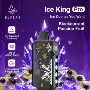 ELFBAR Ice King Pro 40000 Puffs Blackcurrant Poisson Fruit