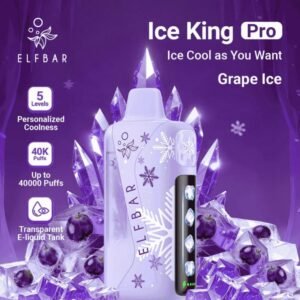 ELFBAR Ice King Pro 40000 Puffs Grape ice