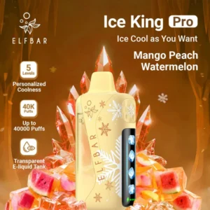 ELFBAR Ice King Pro 40000 Puffs Mango Peach Watermelon