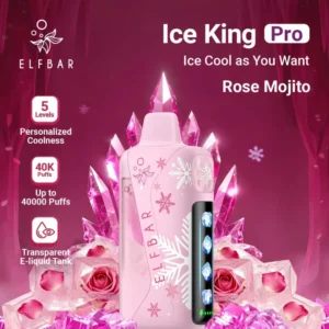 ELFBAR Ice King Pro 40000 Puffs Rose Mojito