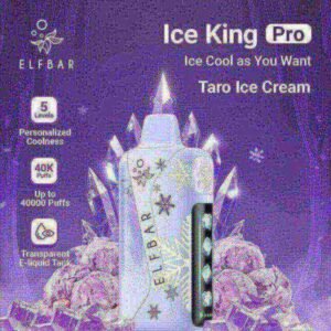 ELFBAR Ice King Pro 40000 Puffs Taro Ice Cream