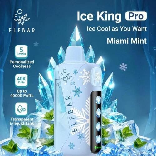 WhatsApp Image 2026-07-08 at 12.33.25 AM ELFBAR Ice King Pro 40000 Puffs Miami Mint - Image 1