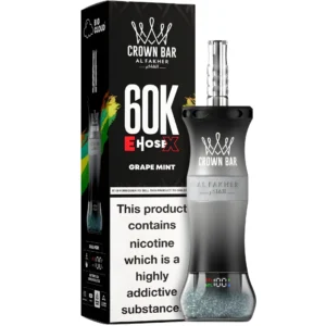 Al Fakher Crown Bar E Hose X 60000 Puffs Grape
