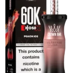 Al Fakher Crown Bar E Hose X 60000 Puffs Peach Ice