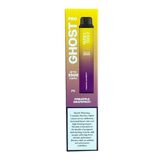 Ghost Pro 3500 Puffs Pineapple Grapefruit Ghost Pro 3500 Puffs Pineapple Grapefruit